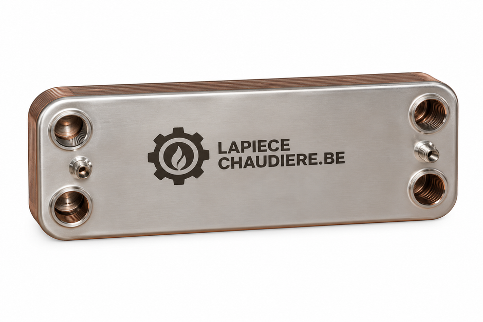 Échangeur chaudière 12 plaques compatible Riello – Réf. 4364200