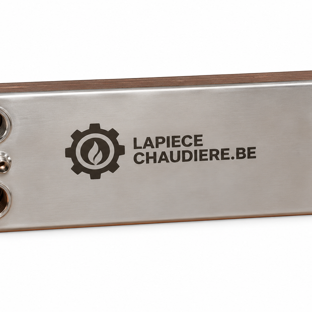 Échangeur chaudière 12 plaques compatible Riello – Réf. 4364200