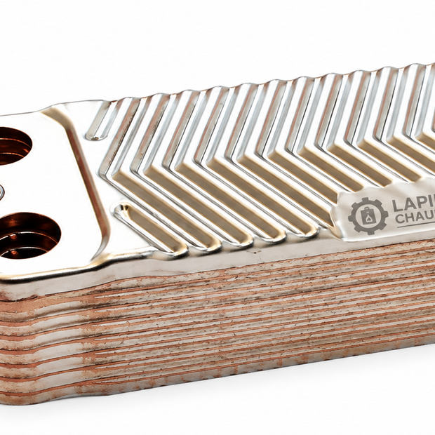 Échangeur chaudière 16 plaques compatible Bulex Réf. 0020014402